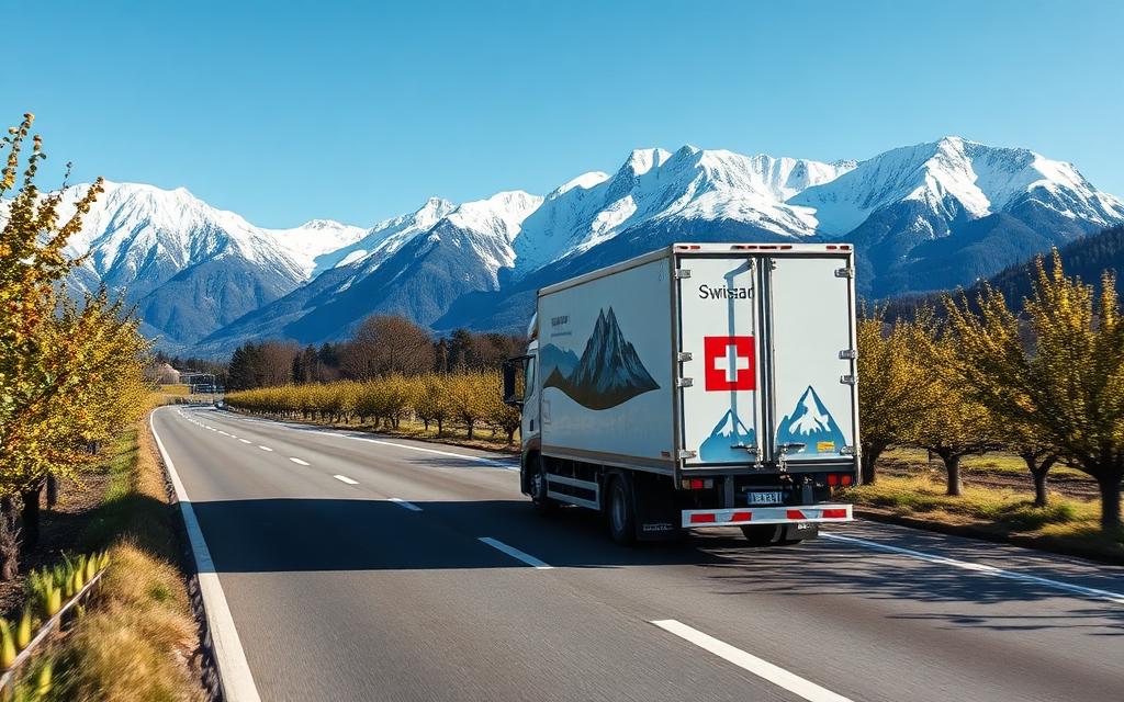 Refrigerated truck delivery